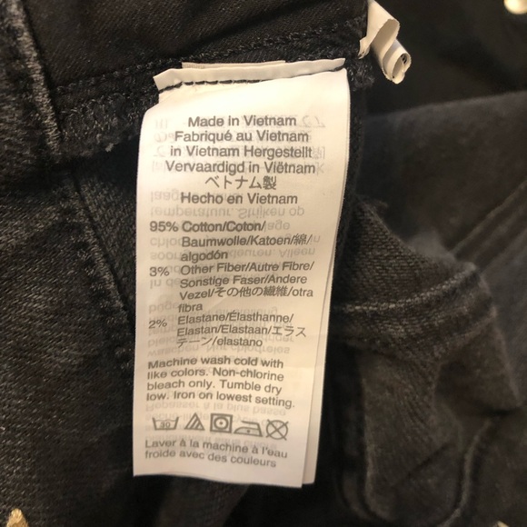 Madewell Cali Demi-Boot Cut Jeans in Starkey Black Wash Size 28 - Picture 13 of 14